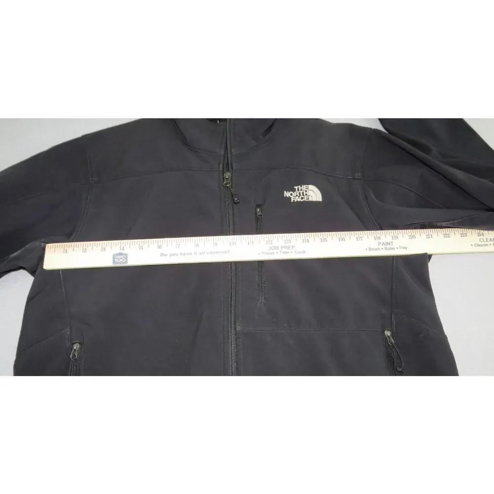 North‎ Face Apex Windwall Softshell Full Zip Fleece Lined Jacket Men's Size Med